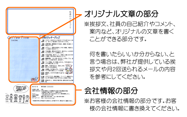 ニュースレターの使い方２